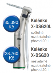 Chirurgické kolénko NSK X-DSG20 20:1 nesvětelné