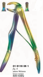 Kleště extrakční - Horní kořenové fig. 4 dětské Multicolor line - kopie - kopie