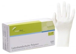 Smartdent - polymerové latexové vyšetřovací rukavice balení 100   - kopie