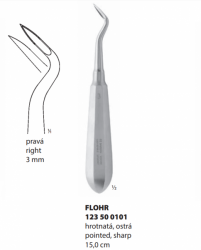 Bein páka extrakční rovná; 3 mm; 14,5 cm - kopie - kopie - kopie