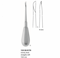 Bein páka extrakční rovná; 3 mm; 14,5 cm - kopie - kopie - kopie