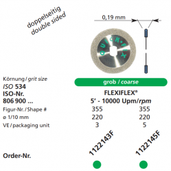 Super - Flexiflex®  galvanický disk 806 900 355 .. 220