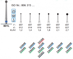 801 Kulička - Royal line ISO 806 315 001L xxx xxx výběr